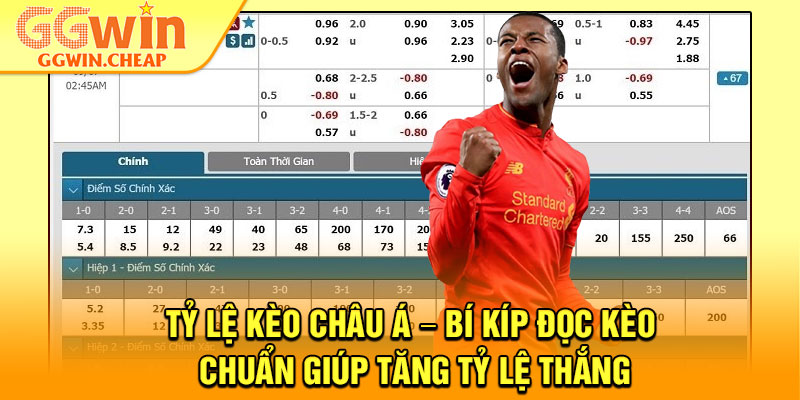 Tỷ Lệ Kèo Châu Á – Bí Kíp Đọc Kèo Chuẩn Giúp Tăng Tỷ Lệ Thắng 1 Tỷ Lệ Kèo Châu Á – Bí Kíp Đọc Kèo Chuẩn Giúp Tăng Tỷ Lệ Thắng